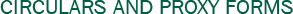 Circulars & Proxy Forms